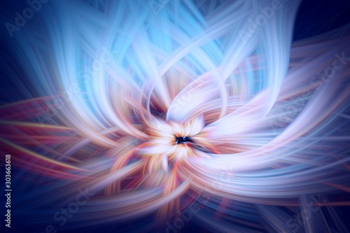 flame fractal background bl...