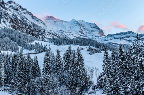 The Alpine region of Switzerland, conventionally referred to as the Swiss Alps. © sforzza