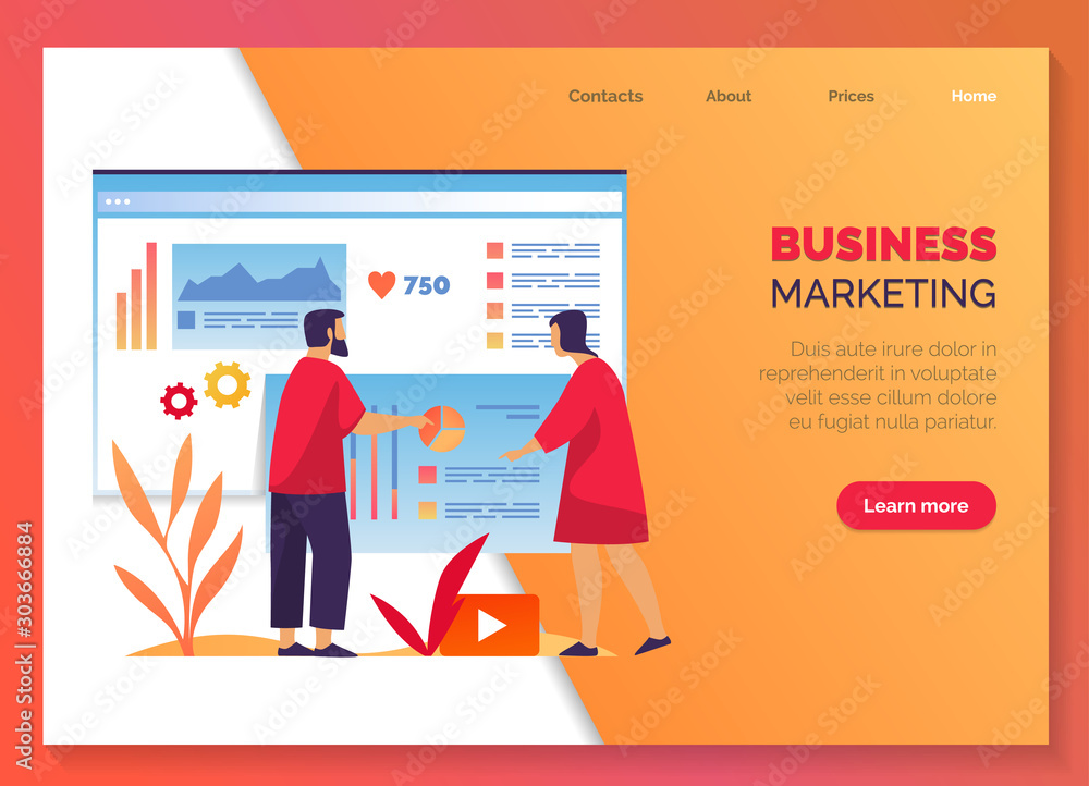 Business marketing, company development management Business marketing, company development management