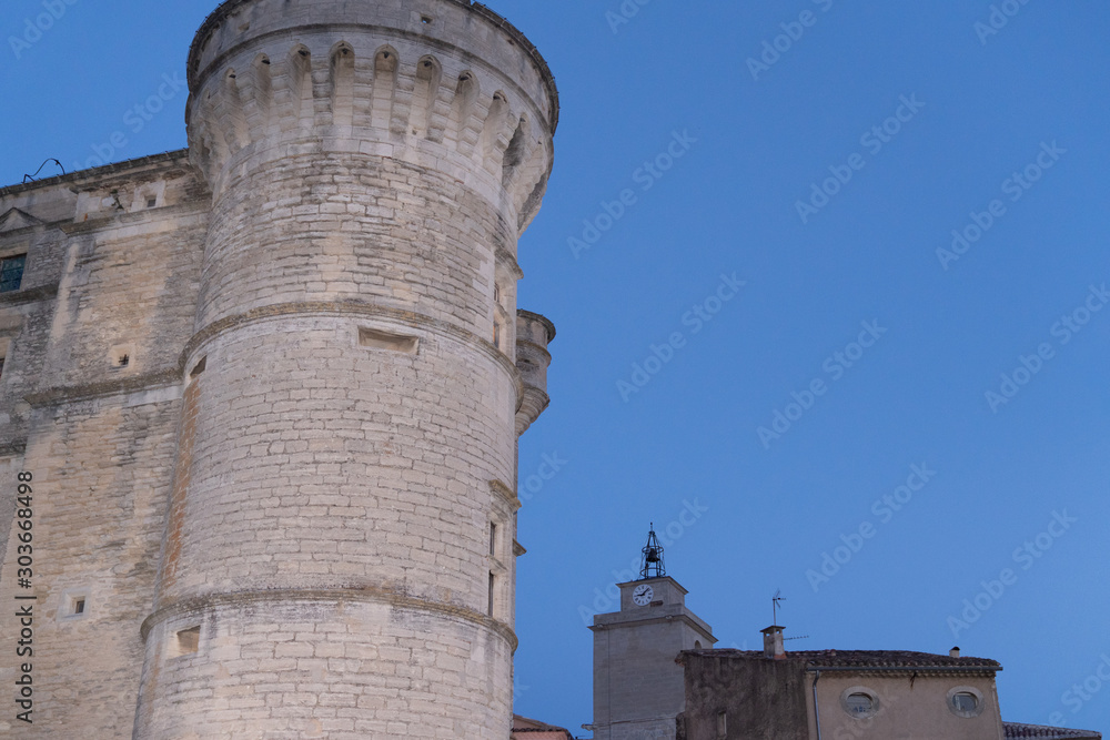 Medieval hilltop town of Gordes tower castle village Provence France
