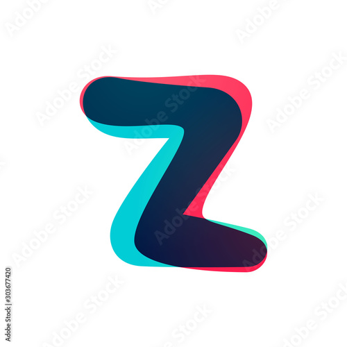 Overlapping gradient letter Z logotype.