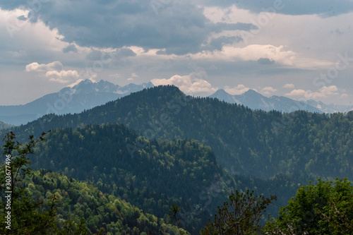 Panorama na Tatry, Pieniny Polska