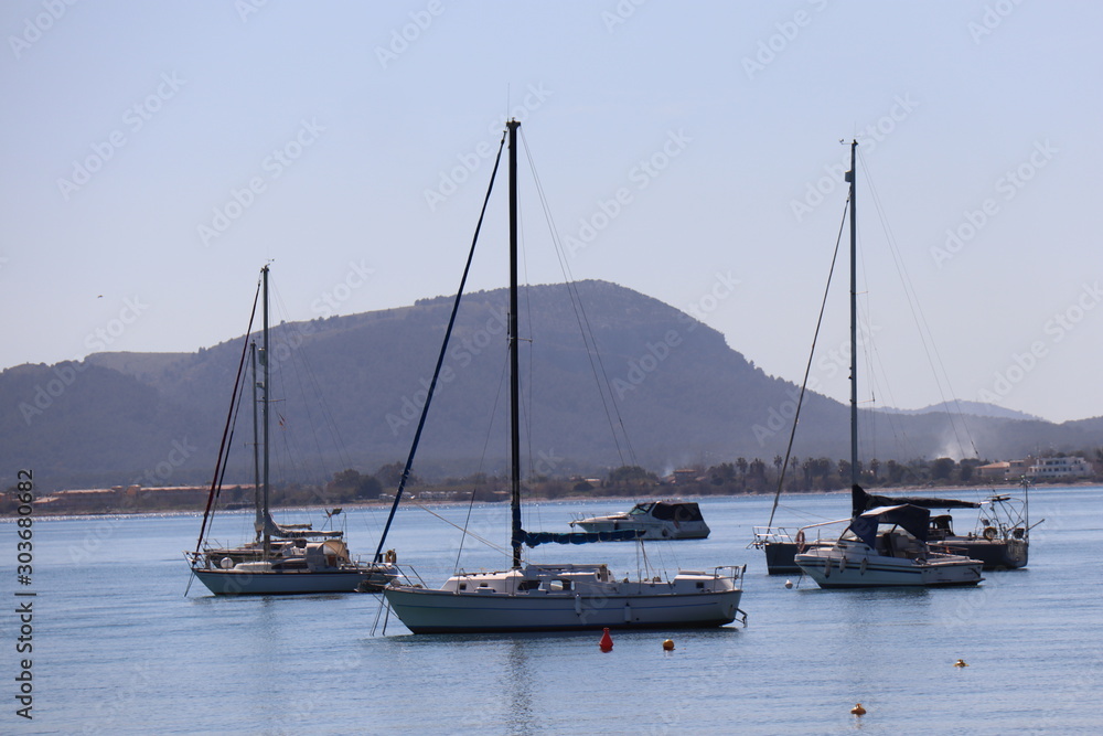yachts in the harbor yachts in the harbor