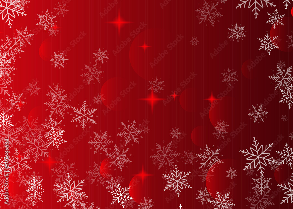 Red abstract background with snowflakes. Perfect for christmas and new year banners, christmas card fond and much more. Red abstract background with snowflakes. Perfect for christmas and new year banners, christmas card fond and much more.