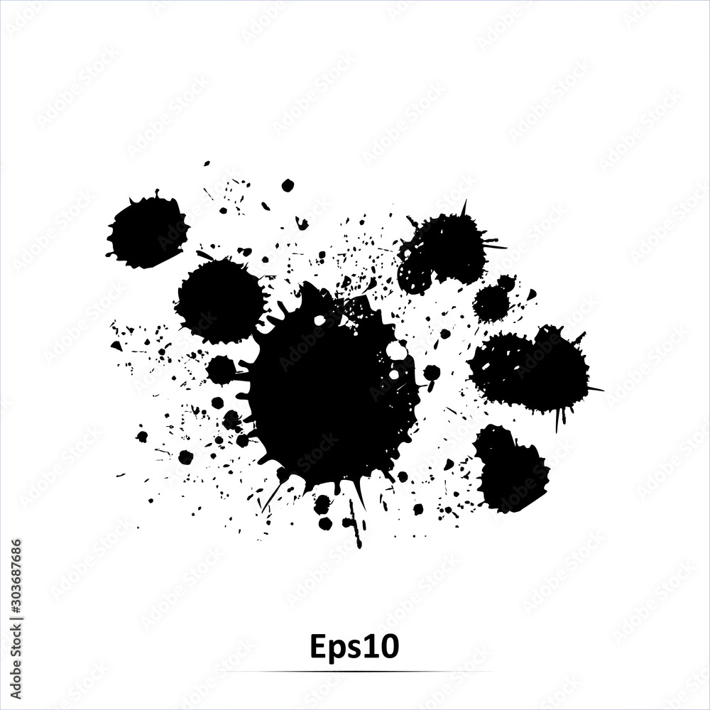Splash Template vector illustration design Splash Template vector illustration design