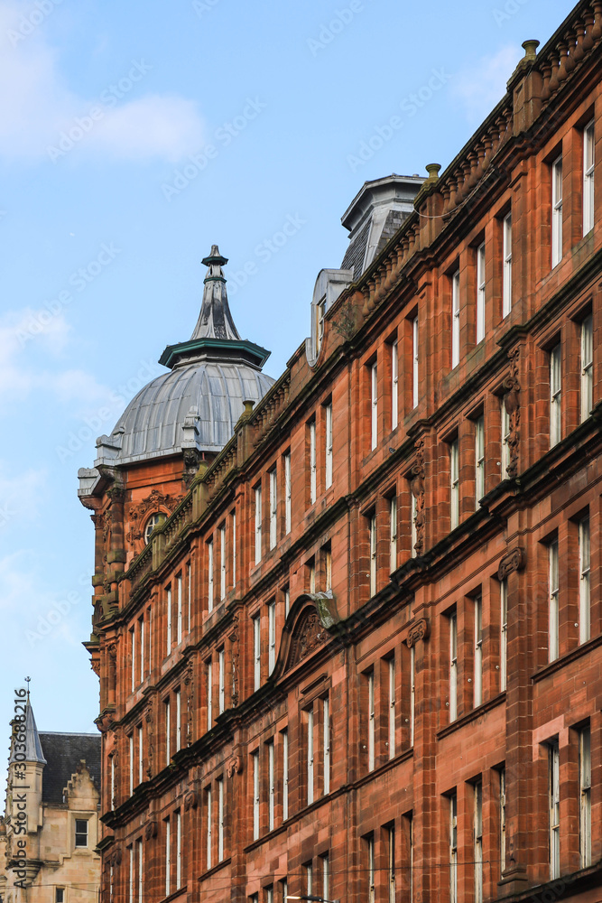 Old architecture in Glasgow, Scotland
