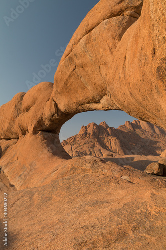 Rock Arch at Spitzkoppe, Erongo, Namibia, Africa