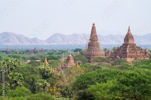 temples of bagan in myanmar