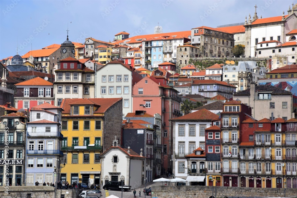 beautiful view from the top of Porto, portugal
