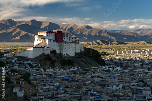 Ganden monastery near Lhasa in central Tibet photo