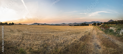 fields in the Czechs, the vastness of the hills