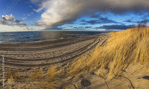waves on the beach of the Baltic Sea