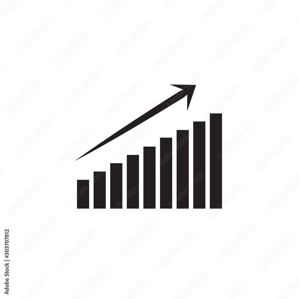 flat black glyph growth bar icon. Logo element illustration. growth bar design. vector eps 10 . growth bar concept. Can be used in web and mobile flat black glyph growth bar icon. Logo element illustration. growth bar design. vector eps 10 . growth bar concept. Can be used in web and mobile