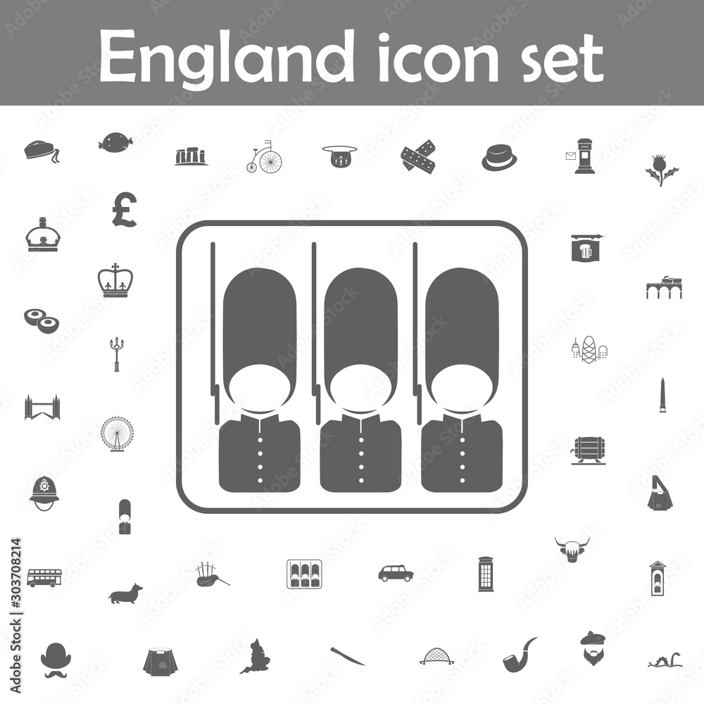 Fotografie The london guard icon
