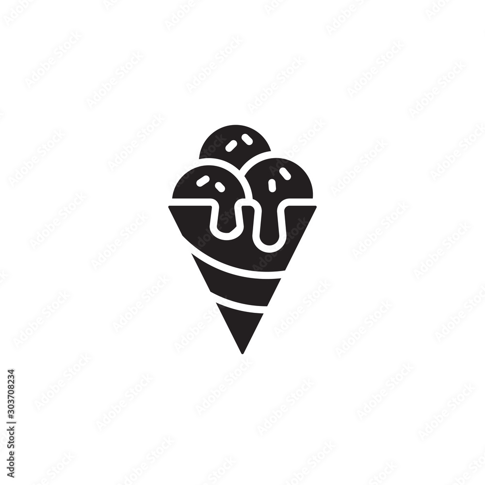 flat glyph ice cream icon. Logo element illustration. ice cream design. vector eps 10 . ice cream concept. Can be used in web and mobile . flat glyph ice cream icon. Logo element illustration. ice cream design. vector eps 10 . ice cream concept. Can be used in web and mobile .