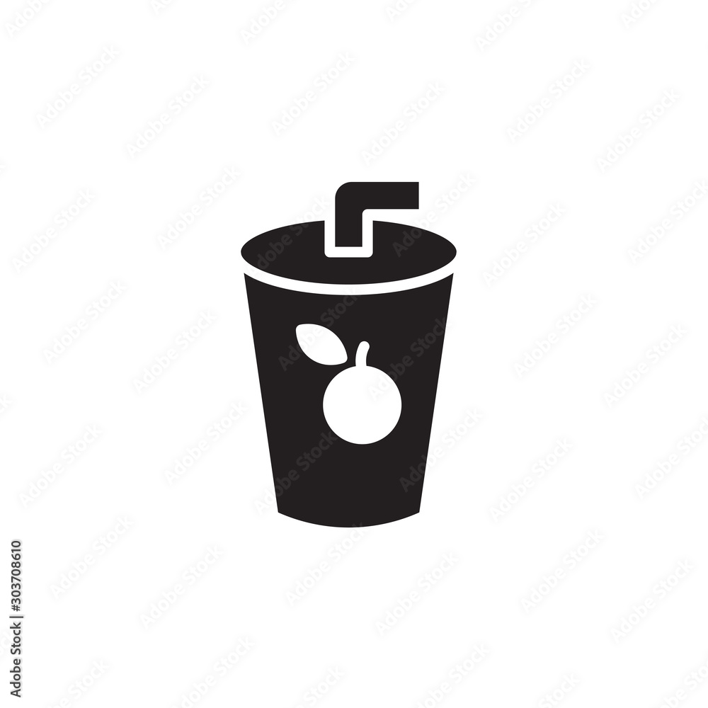 flat black glyph juice icon. Logo element illustration. juice design. vector eps 10 . juice concept. Can be used in web and mobile . flat black glyph juice icon. Logo element illustration. juice design. vector eps 10 . juice concept. Can be used in web and mobile .