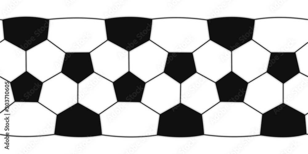 Что находится внутри футбольного мяча Soccer Football Pattern for 3D Map Layout Ілюстрація Stock Adobe Stock