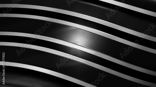 Abstract swirl metallic background. Design element pattern template with copyspace.