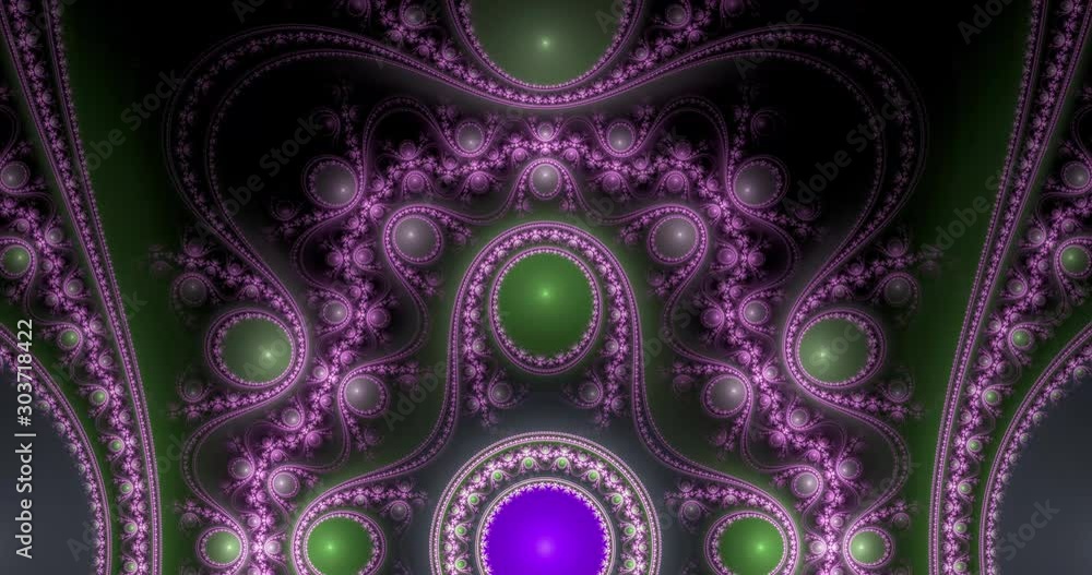 Abstract dynamic loop able color changing fractal video made out of modern looking intricate glowing pattern of connected rings, circles, arches and waves in glowing colors, 4k, 4096p, 25fps Abstract dynamic loop able color changing fractal video made out of modern looking intricate glowing pattern of connected rings, circles, arches and waves in glowing colors, 4k, 4096p, 25fps