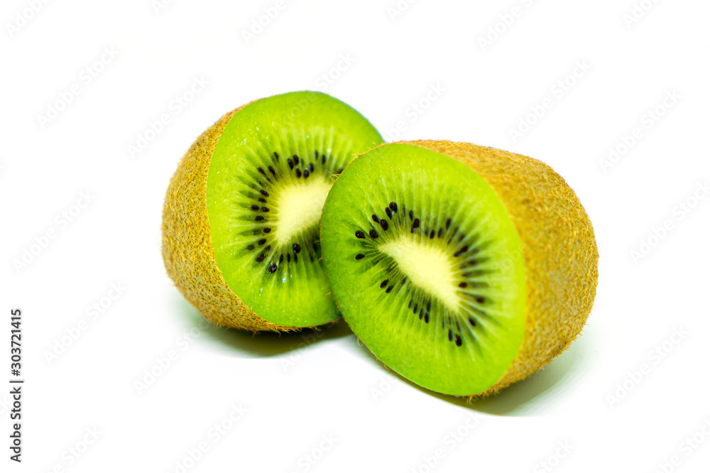 Kiwi fruit isolated on white background Kiwi fruit isolated on white background