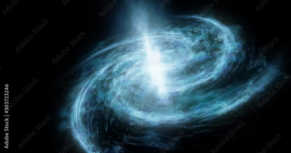 A spiral galaxy moves around Abstract space background Star space, the formation of stars and planets Deep space footage Particles glowing background Dramatic scene of space 4k video render animation A spiral galaxy moves around Abstract space background Star space, the formation of stars and planets Deep space footage Particles glowing background Dramatic scene of space 4k video render animation