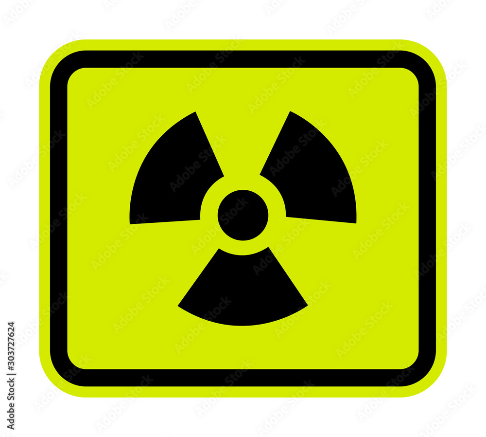 Radiation Hazard Symbol Sign Isolate on White Background,Vector Illustration Radiation Hazard Symbol Sign Isolate on White Background,Vector Illustration