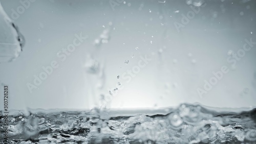 water splash, isolated on white