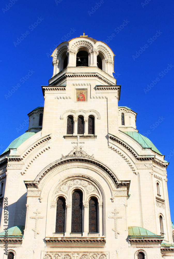 ブルガリア　アレクサンドル・ネフスキー大聖堂の鐘楼