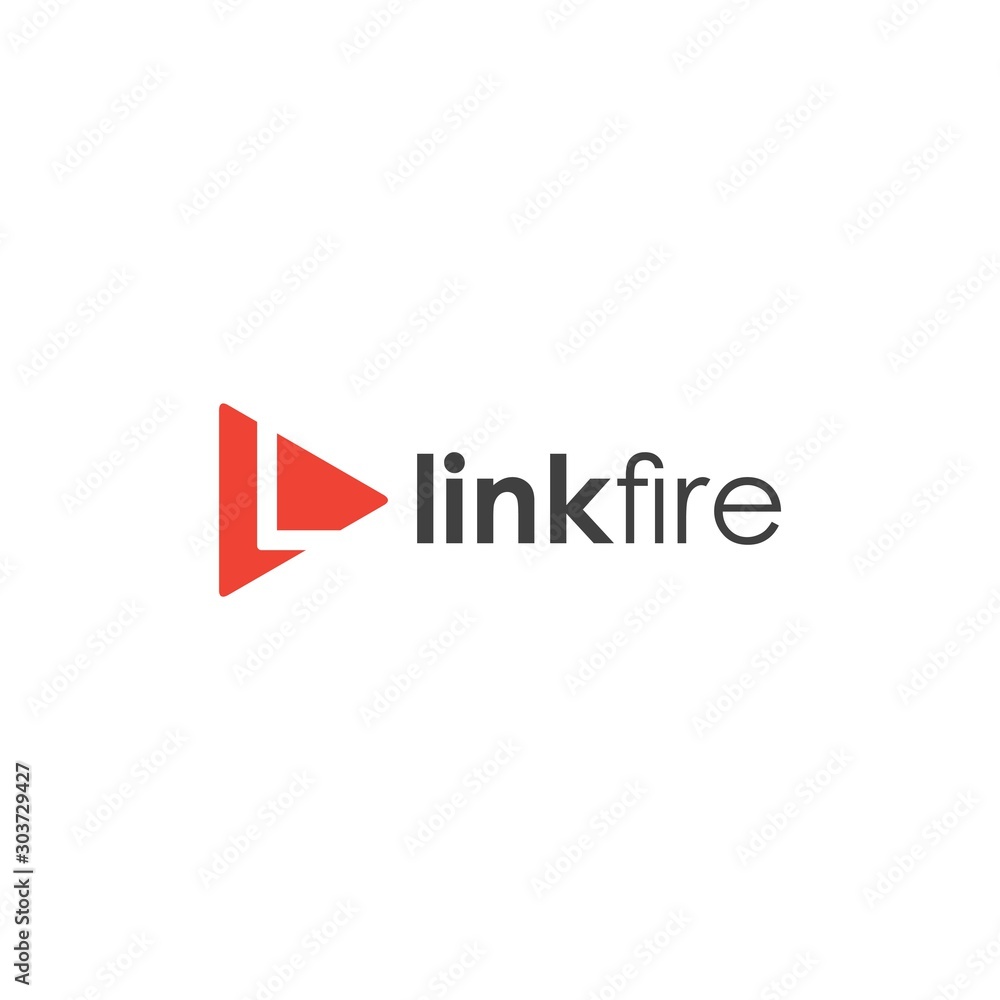 link fire logo -l simple modern link fire logo -l simple modern