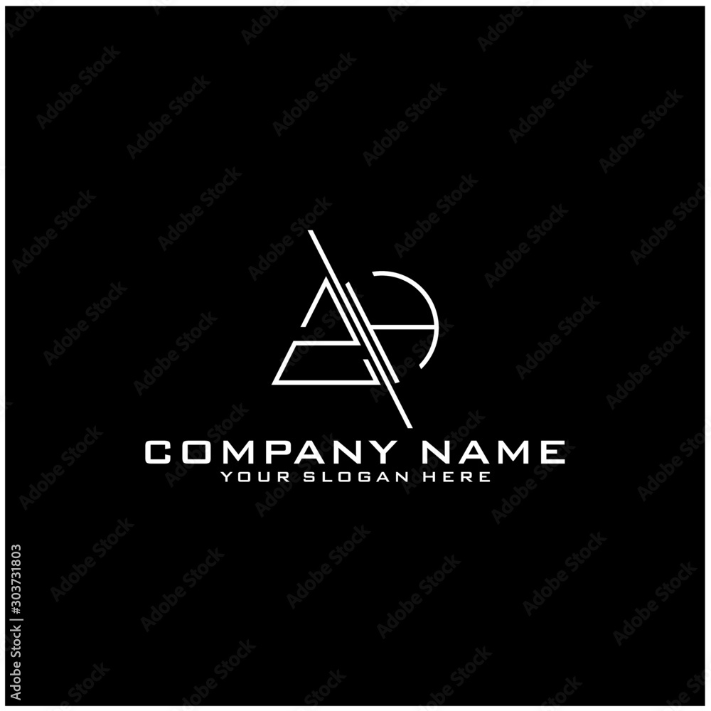 Letter ZH logo icon design template elements Letter ZH logo icon design template elements