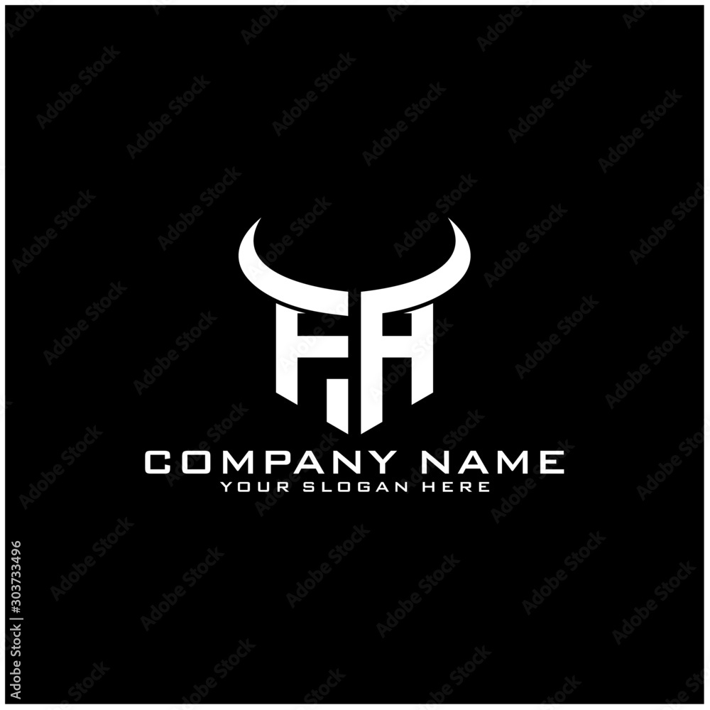 Letter FA logo icon design template elements Letter FA logo icon design template elements