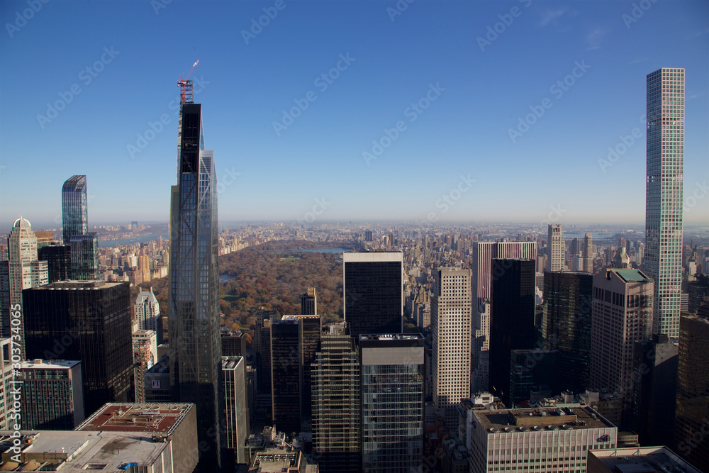 Midtown Manhattan und Central Park