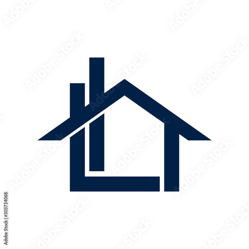 Modern Building / Real Estate Logo Template Design Vector