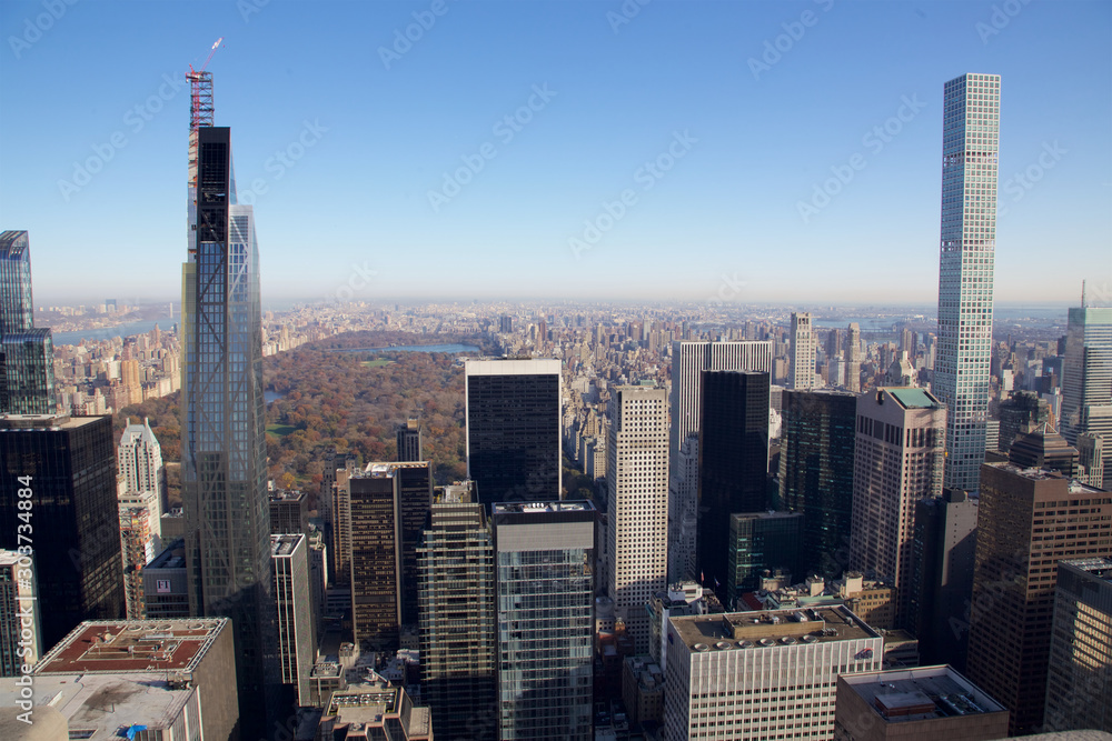 Midtown Manhattan und Central Park