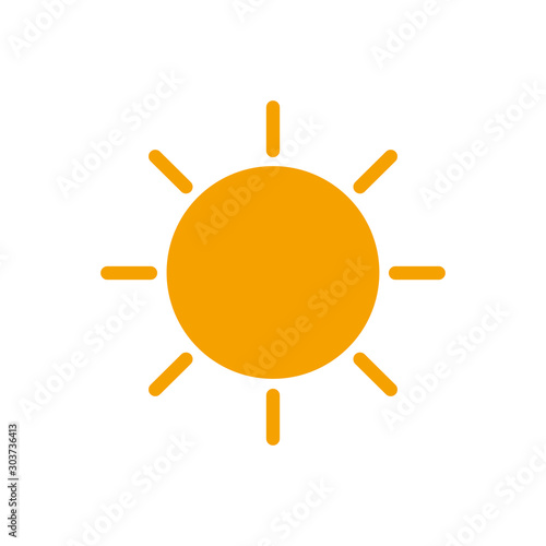 sun icon vector design symbol