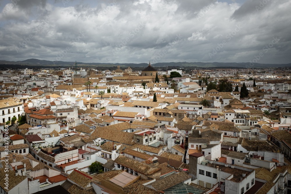 Rooftops of old town of Cordoba, Spain
