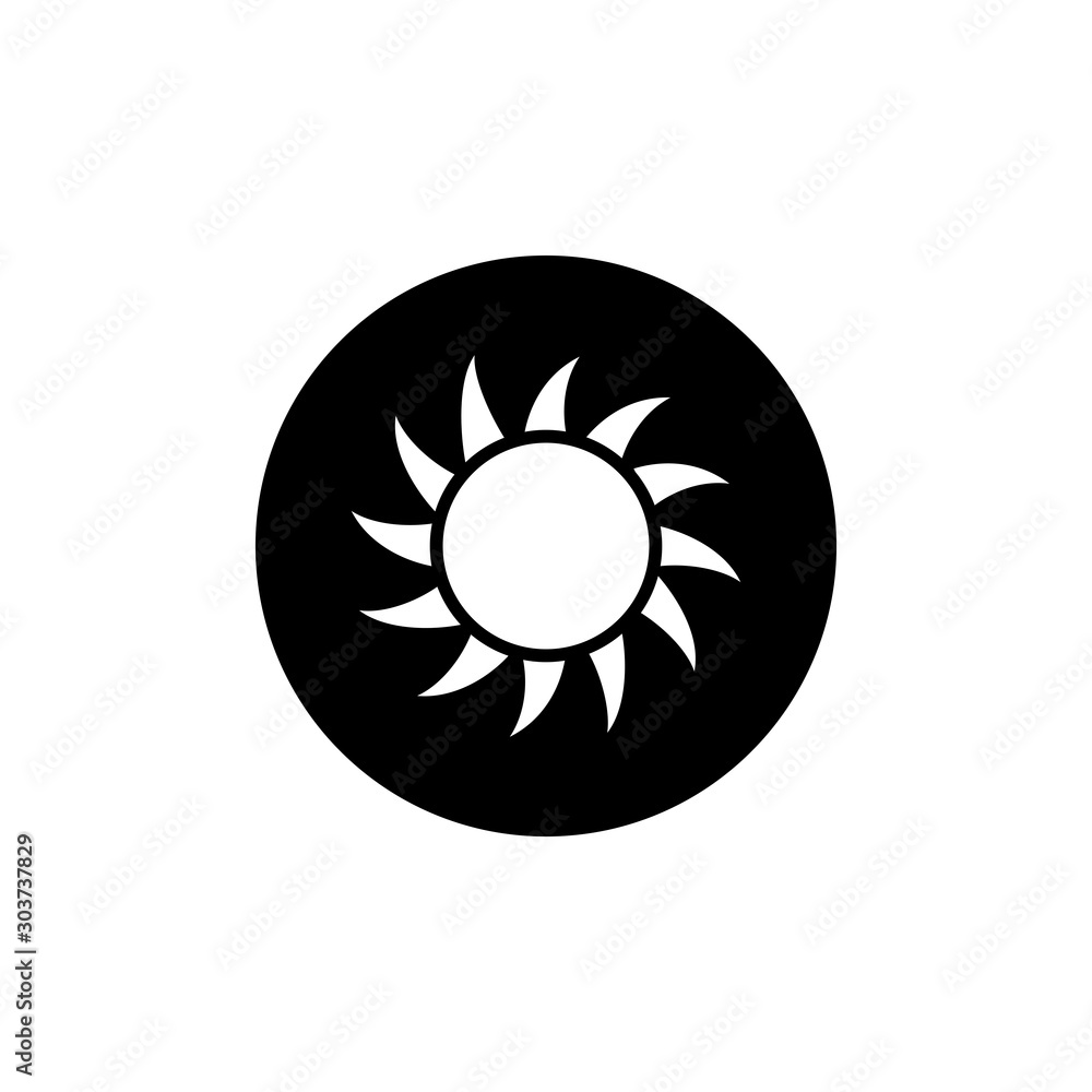 sun icon vector design symbol sun icon vector design symbol