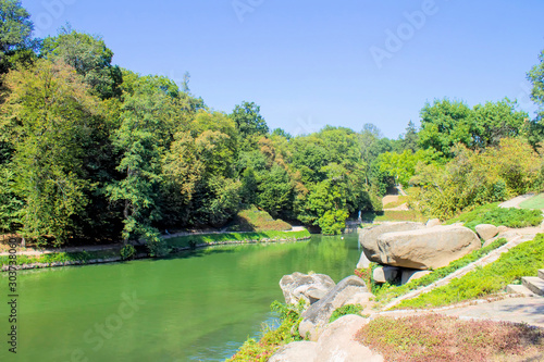 Sofiyivsky Park in Uman, Ukraine. Beautiful landscape.