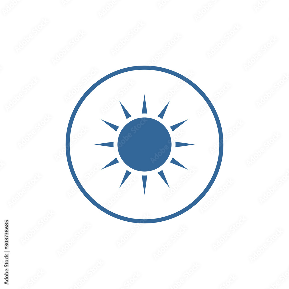 sun icon vector design symbol sun icon vector design symbol