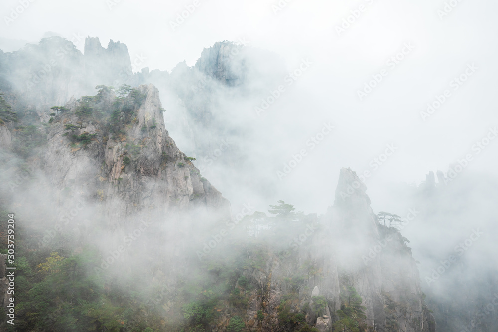 China Huangshan Scenic Area Landscape