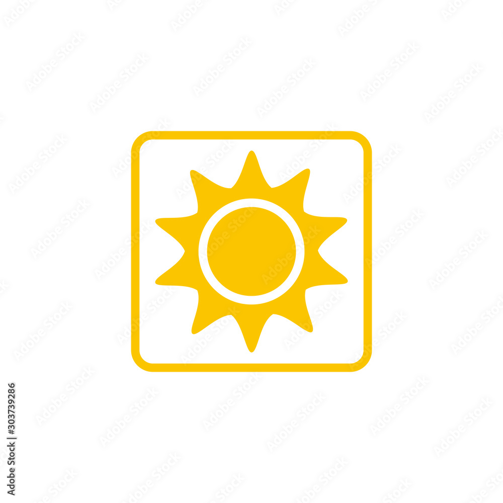 sun icon vector design symbol sun icon vector design symbol