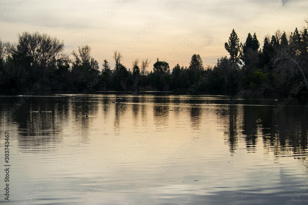 sunset on the lake sunset on the lake