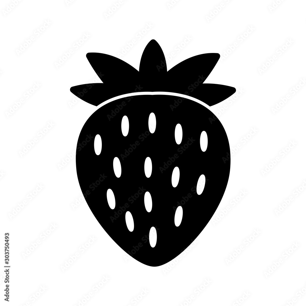 strawberry icon vector design template strawberry icon vector design template