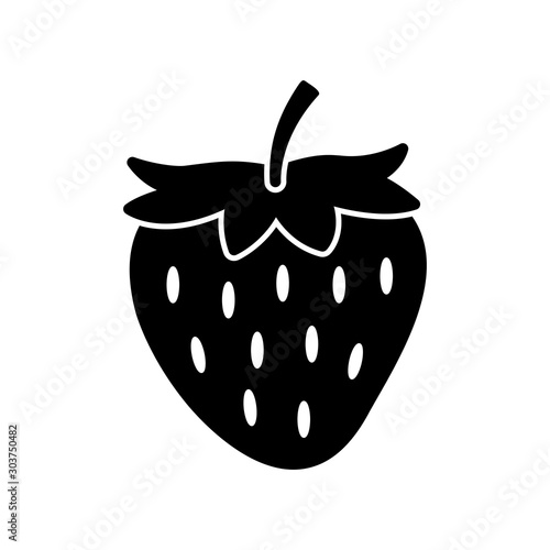 strawberry icon vector design template