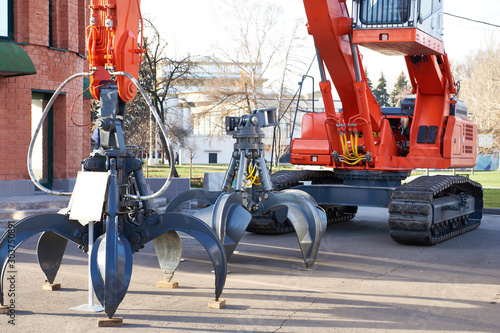 Fotografia Crawler diesel handler
