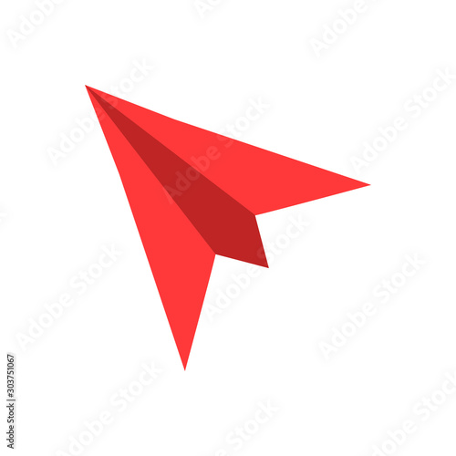 Wallpaper Mural paper plane icon vector design template Torontodigital.ca