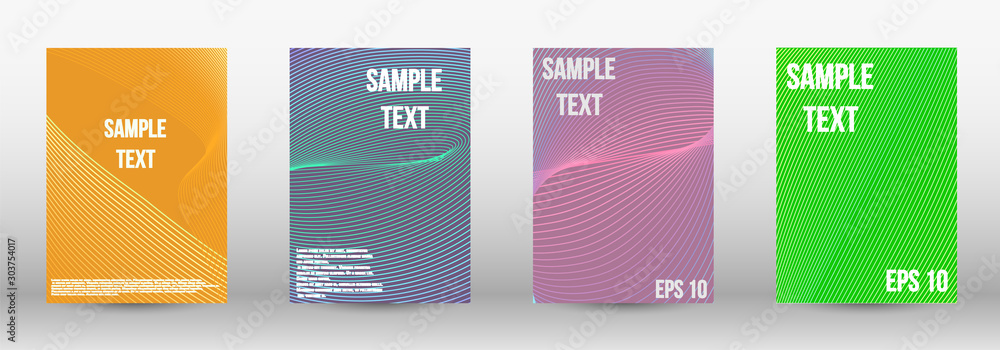 Geometric template with lines Geometric template with lines