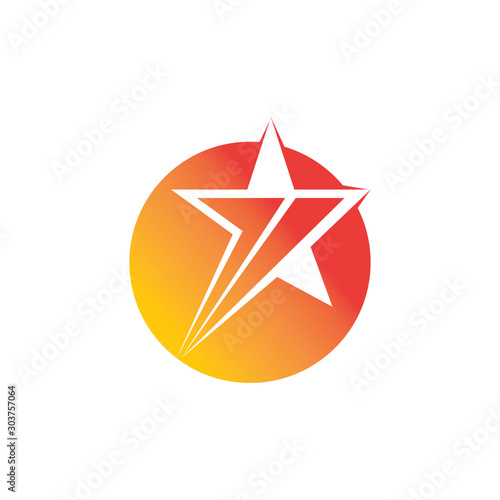 star logo template vector icon illustration design-vector