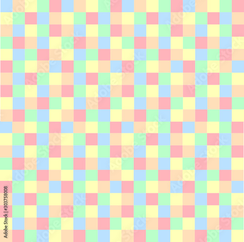 abstract background with cute colors squares