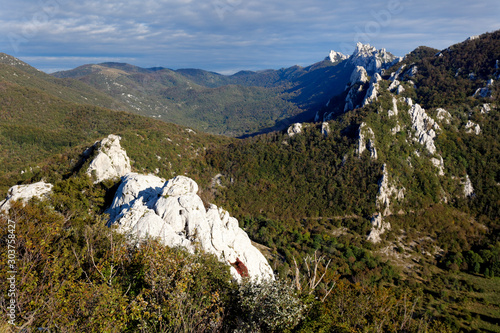  Dabarski kukovi rocks on the Velebit mountain, Croatia photo